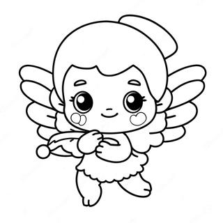 Cute Kawaii Cupid Coloring Page 42263-33907