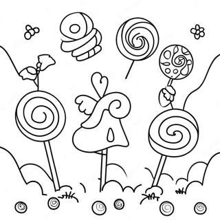 Colorful Candy Land Coloring Page 42273-33913