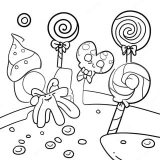 Colorful Candy Land Coloring Page 42273-33914