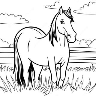 Clydesdale Horse Coloring Pages