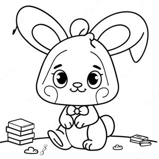 Pink Bunny Girl 43 Coloring Page 42302-33934