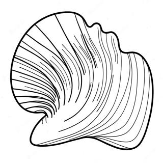 Clam Shell Coloring Page 42352-33983