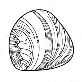 Clam Shell Coloring Page 42352-33984