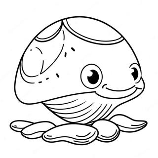 Clam Coloring Pages