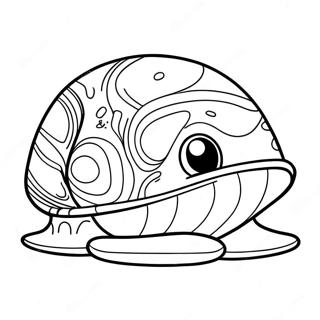 Happy Clam Coloring Page 42353-33976