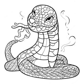 Obanai With Snake Breathing Coloring Page 42363-33986