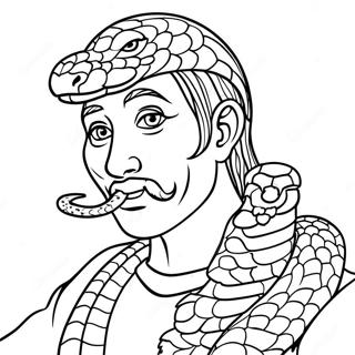 Obanai With Snake Breathing Coloring Page 42363-33988