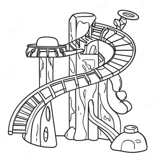 Marble Run Coloring Pages