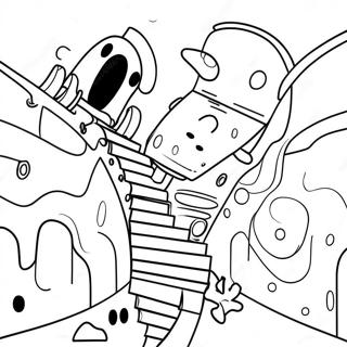 Colorful Marble Run Adventure Coloring Page 42383-34001