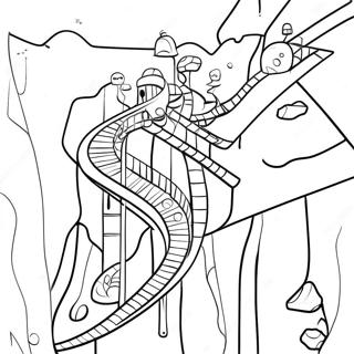 Colorful Marble Run Adventure Coloring Page 42383-34003