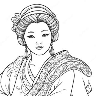 Kanae Coloring Page 42402-34020