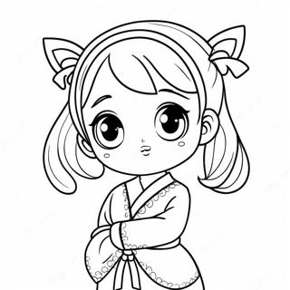 Cute Kanae Character Coloring Page 42403-34014