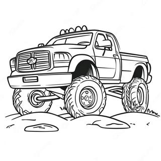 Mud Truck Off Road Adventure Coloring Page 42412-34022