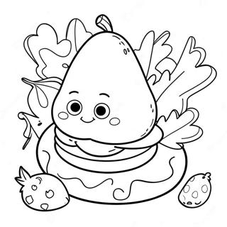 Whimsical Green Eggs And Ham Coloring Page 4242-3563