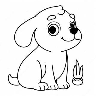 Cute Dog Coloring Pages