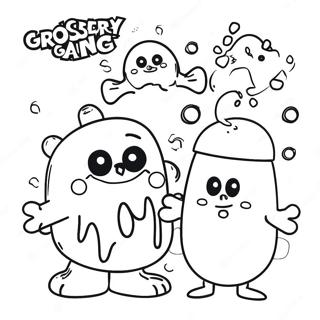 Grossery Gang Coloring Pages