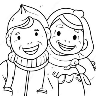 Joyful Smile Now Cry Later Characters Coloring Page 42573-34156