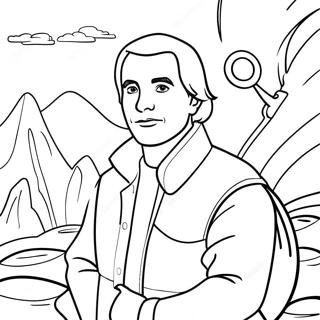 Adventurous Matthew Coloring Page 42603-34179