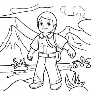 Adventurous Matthew Coloring Page 42603-34180