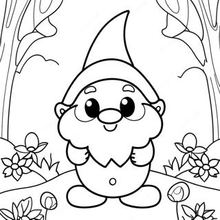 Easter Gnome Coloring Pages