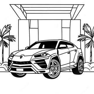 Lamborghini Urus Coloring Page 42642-34208