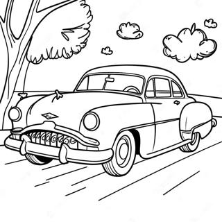 1950 S Retro Car Coloring Page 42662-34222