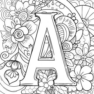 Lowercase A Coloring Page 42682-34238