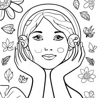 Self Care Mental Health Coloring Pages