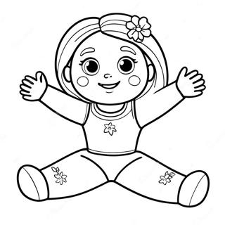 Gymnastics American Girl Doll Coloring Pages