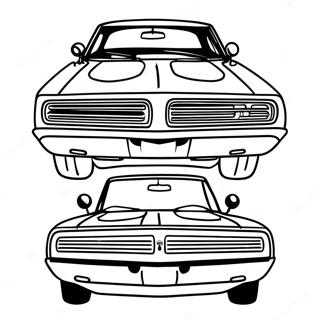 1969 Dodge Charger Coloring Pages