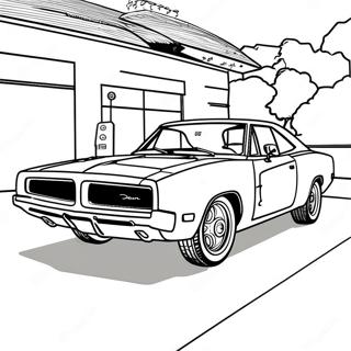 1969 Dodge Charger Classic Coloring Page 42762-34307