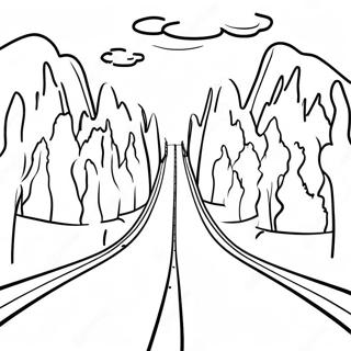 Road Coloring Pages