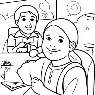 Special Needs Students Coloring Pages