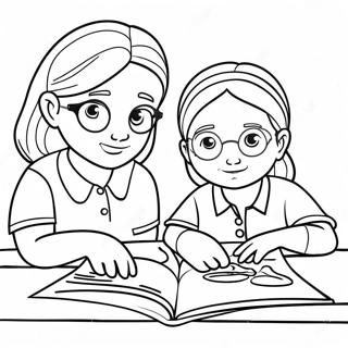 Special Needs Students Coloring Page 42832-34362