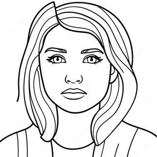 Sad Girl Coloring Pages