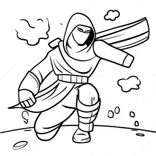 Fortnite Ninja Coloring Pages