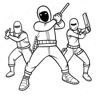 Fortnite Ninja Coloring Page 42862-34379