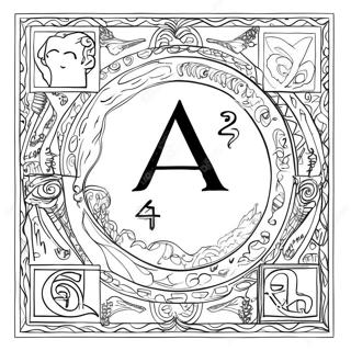 Aleph Bet Coloring Page 42872-34386