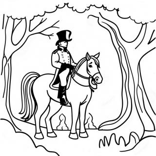 Sleepy Hollow Coloring Pages