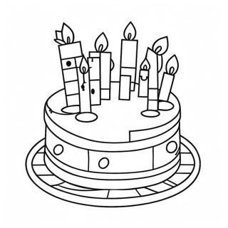 Minecraft Birthday Coloring Pages