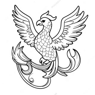 Phoenix For Adults Coloring Pages