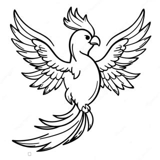 Phoenix Rising Coloring Page 42902-34414