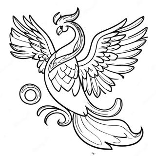 Phoenix Rising Coloring Page 42902-34415