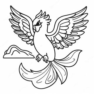 Phoenix Rising Coloring Page 42902-34416