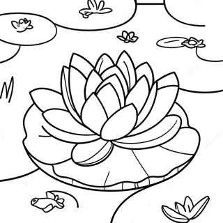 Lily Pad Coloring Page 42912-34423