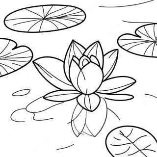 Lily Pad Coloring Page 42912-34424