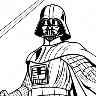 Darth Vader In Epic Battle Coloring Page 42923-34433