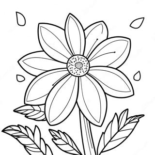 Nebraska State Flower Coloring Page 42942-34446