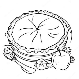 Apple Pie Coloring Pages