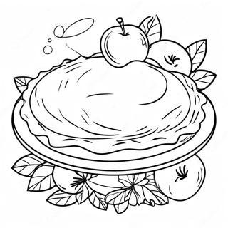 Apple Pie Coloring Page 42962-34463